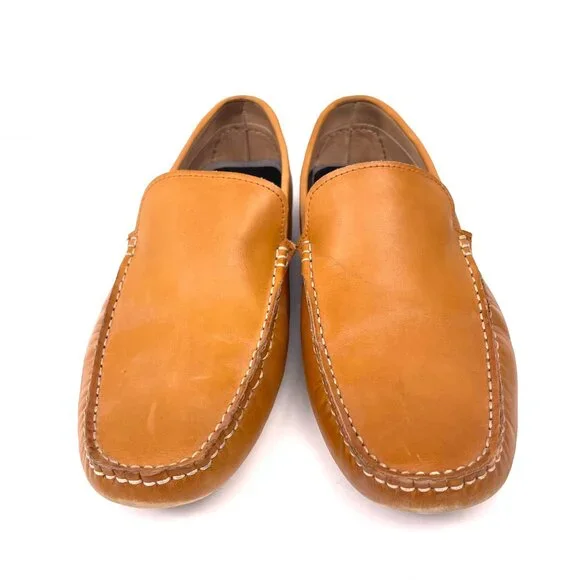 Zanzara Mens Picasso II Slip-On Driving Loafer Leather Dress Shoe Size 10.5 - Picture 2 of 13